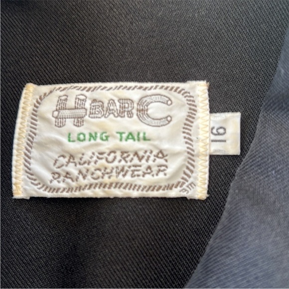 Vintage H Bar C California Ranchwear Embroidered Eagle Bib Front Western Shirt - Picture 6 of 10